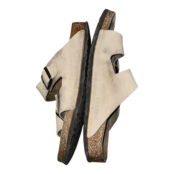 Birkenstock Arizona Suede Leather Casual Shoes Sandals EU 45 US Mens 11.5 - Picture 3 of 7